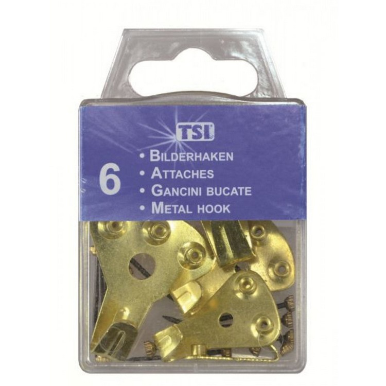 TSI Metal Hook, 6 pcs, 3 sizes